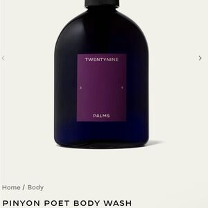 Twentynine‎ Palms Pinyon Poet Body Wash Luxury Desert Inspired Cleanser NEW